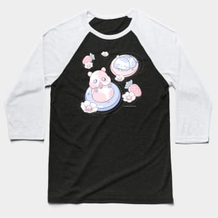 Kawaii Strawberry Hamsters Baseball T-Shirt